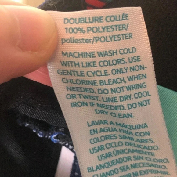 Coastal Blue Structured Floral Bikini Top Small - Picture 6 of 6